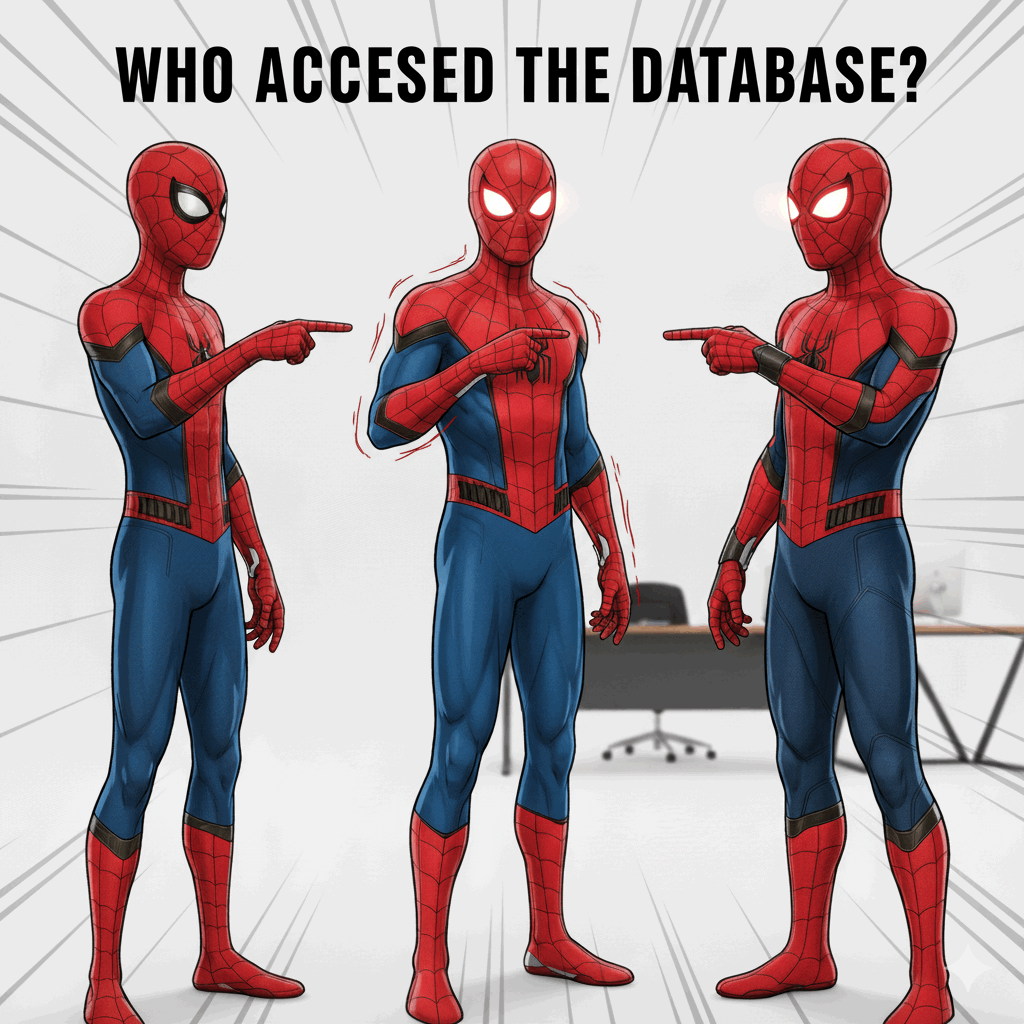 Who accessed the database?